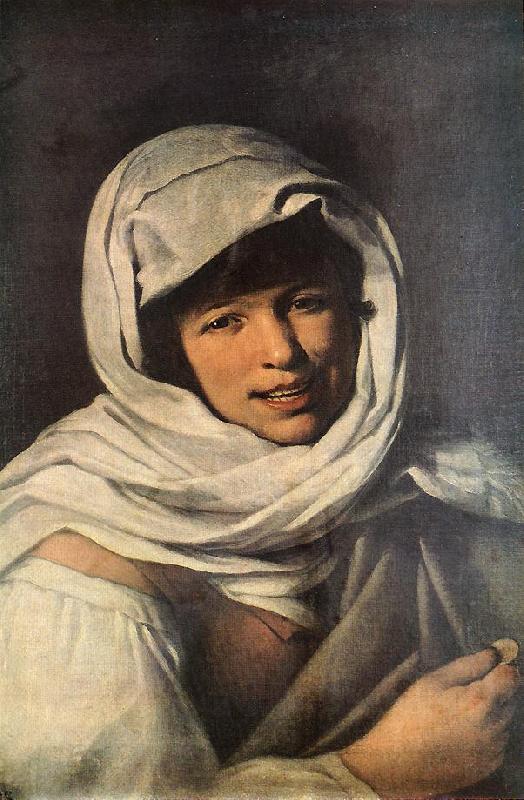 MURILLO, Bartolome Esteban The Girl with a Coin (Girl of Galicia) sg